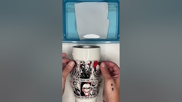 Let’s DIY a mug with yesion waterslide decal paper #shorts #diy #giftideas #sticker #epson #tumbler
