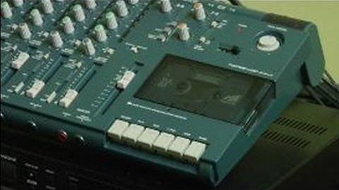 How to Record on a 4-Track : How to Set Tape for a New Recording on a 4 Track