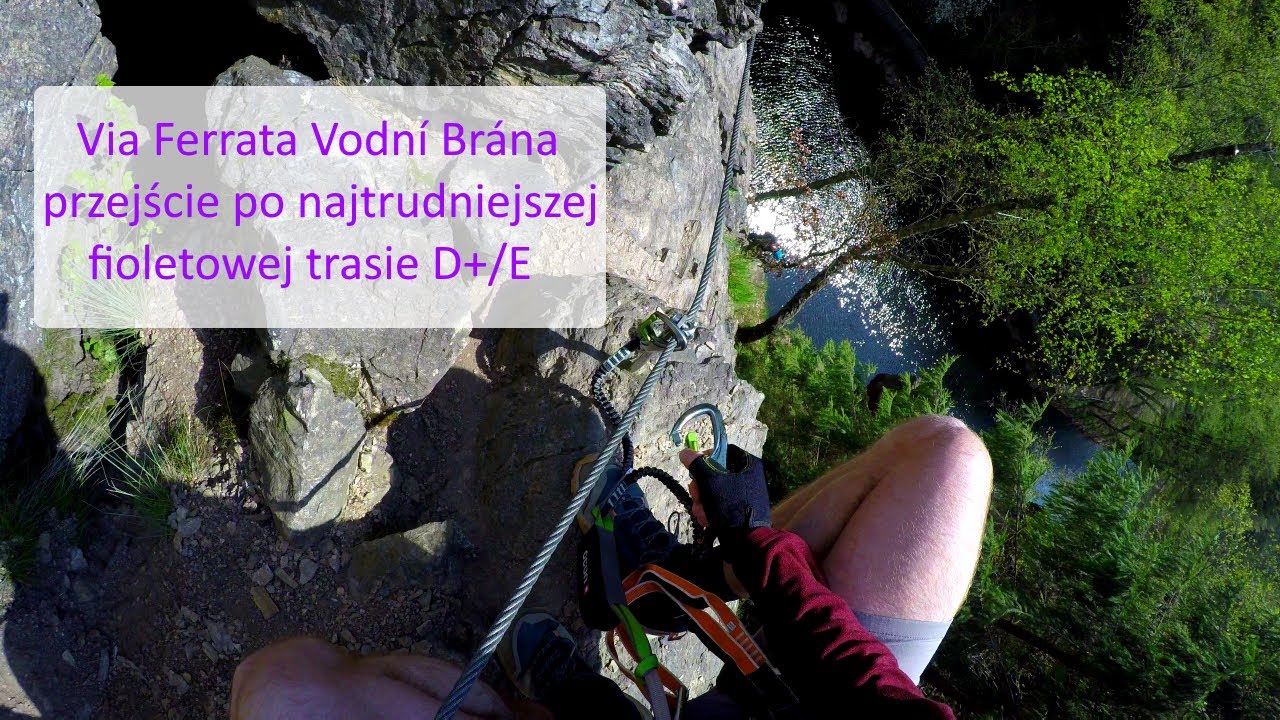 Vodní Brána / Wodna Brama / Water Gate - całe przejście przez najtrudniejszą trasę fioletową D+/E