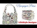 How to make paper bag with Newspaper ll Paper bag ll Best out of Waste ll Newspaper craft idea