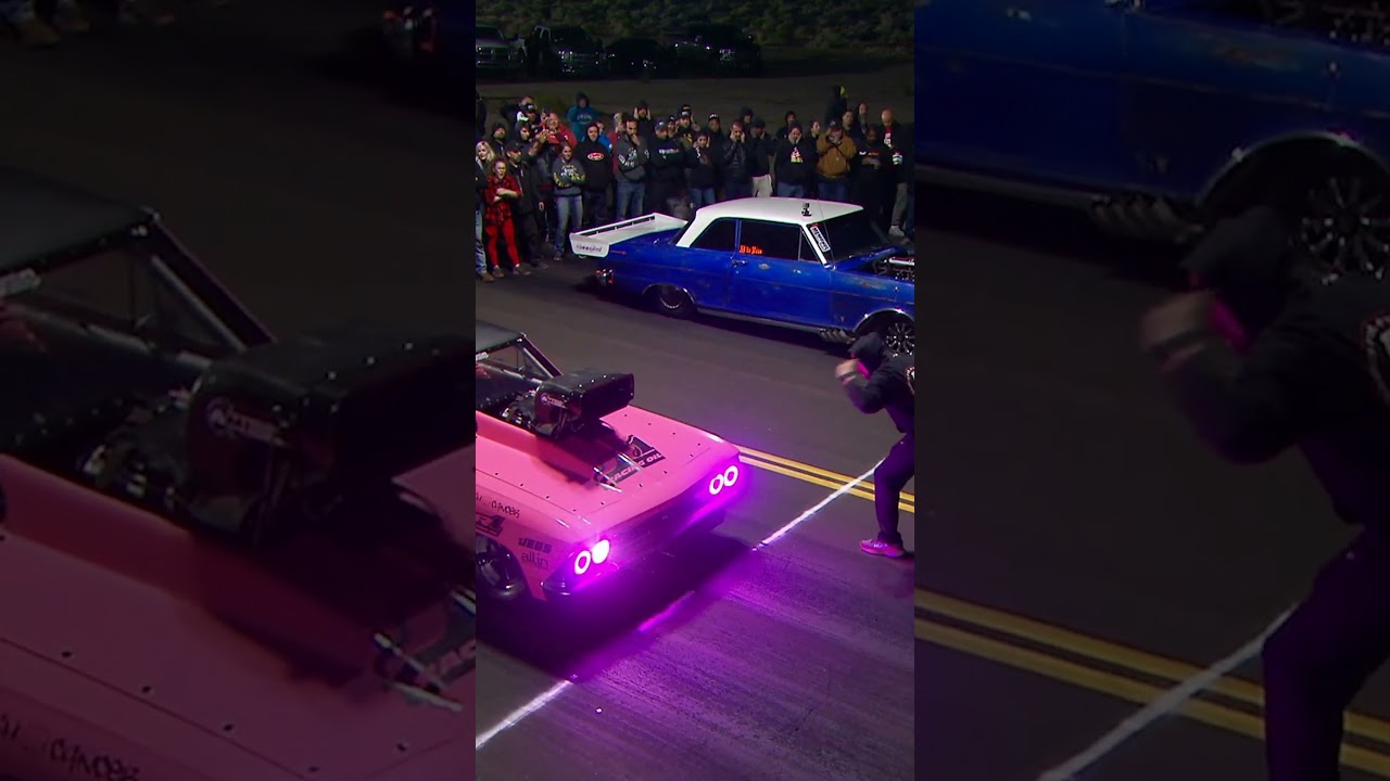 Film backdrop image for He wins the re-race by half a car! (2023)