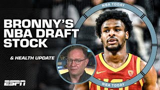 Woj \& Bobby Marks give the latest on Bronny James' NBA Draft stock | NBA Today