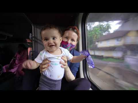 my first Indian train ride - from Payyanur to Kochi, Kerala