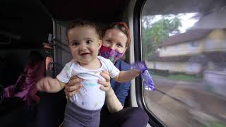 my first Indian train ride - from Payyanur to Kochi, Kerala