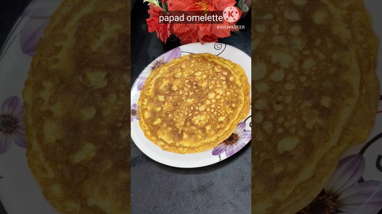 Egg Papad Omelette 🥚😍|