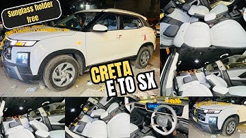 Hyundai Creta Base To Top Modified With Price List✅ Creta E To Sx Modification ✅ Creta Modified 