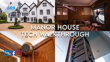 UK Manor House Control4 SMART HOME - Full Smart Home Tour