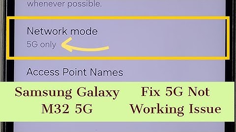 Samsung Galaxy M32 5G | Fix all 5G Network Problems | 5G Not Working | No 5G Symbol | 100% Solved