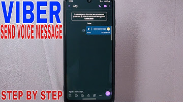 ✅  How To Send A Voice Message On Viber 🔴