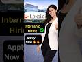 AI Research Internship 2026 🔥 | Lexsi Labs Hiring Now #ai #research #internship #2026 #hiring #it