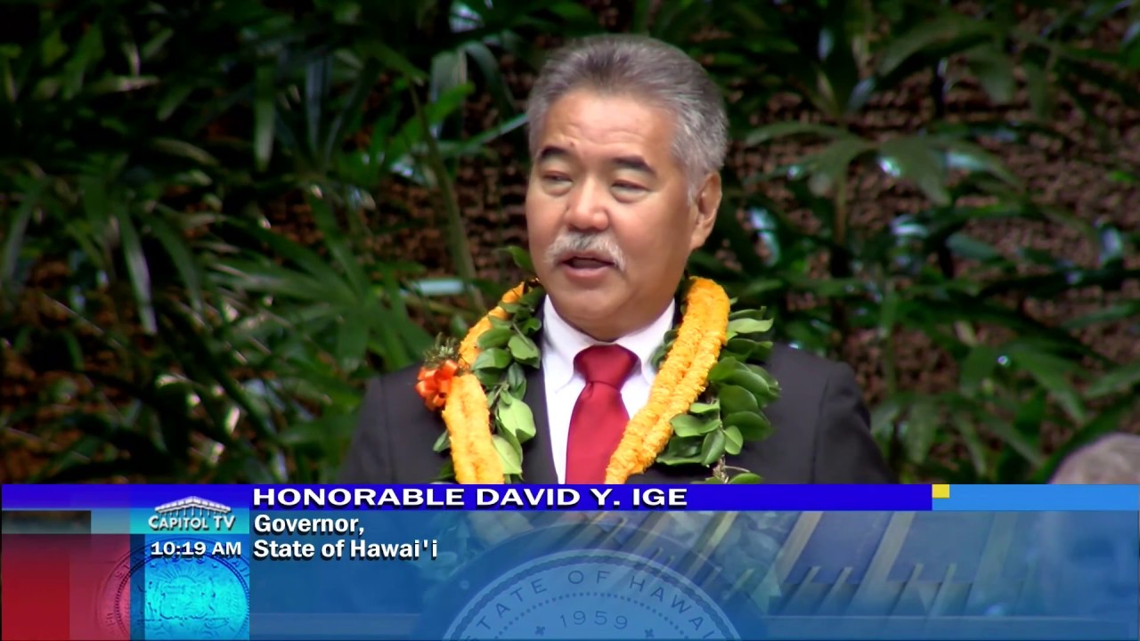 Governor David Ige's 2017 State of the State address
