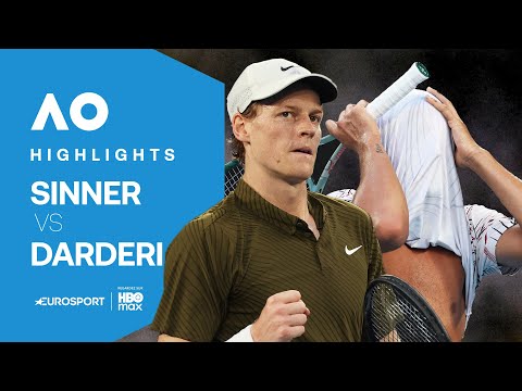 OPEN D'AUSTRALIE 2026 - Jannik Sinner déroule et REND FOU un Darderi impuissant
