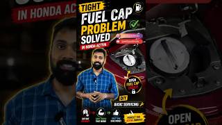 Tight Fuel Cap Problem Solved in Honda Activa | DIY Basic Servicing Guide |  @gaadigaadiindia ​