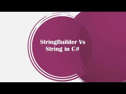 StringBuilder vs String in C#   #string #stringbuilder #csharp