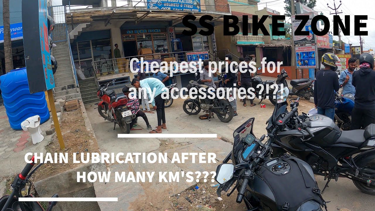Chain Lubrication after how many km's??? Best prices for any bike