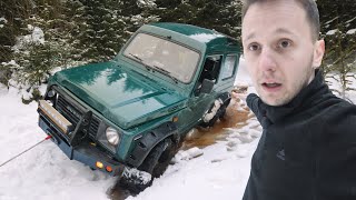 Am rămas BLOCAT în gheață cu mașina de OFF ROAD!