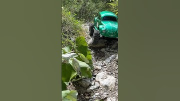 first trail with the new body!! - Axial SCX10 #axialscx10 #bajabug #custommade