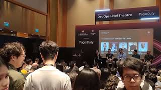 Techweek 2026. Attending the DevOps Live Theatre panel discussion at the DevOpsLive Asia event.