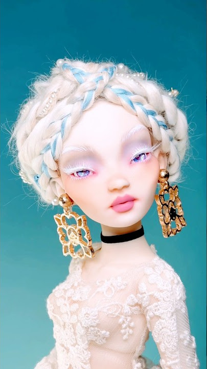 Albino Beauty 🤍 #albinism #albino #pidgindoll #albinismisbeautiful #dollartist #artdoll