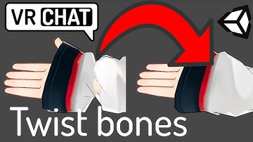 Set up twist bones on VRChat Avatar in Unity