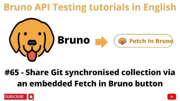 #65 | Fetch in Bruno button | Bruno API Client | REST API Testing tutorials 4 Beginners in English |