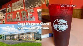 Michigan Adventure: Best Western Clare Room Tour, Buccilli's Pizza Clare Review!