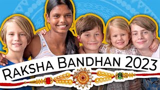 American Family Celebrates Raksha Bandhan 2023 // Multicultural Sibling Love // Indian Holiday Joy 🌟