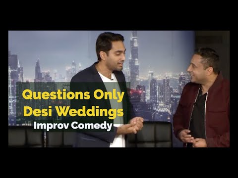 'Questions Only' at a Desi Wedding | Improv Comedy with Danish Ali and Salman Qureshi