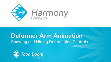 How to Show and Hide Deformation Controls with Harmony Premium