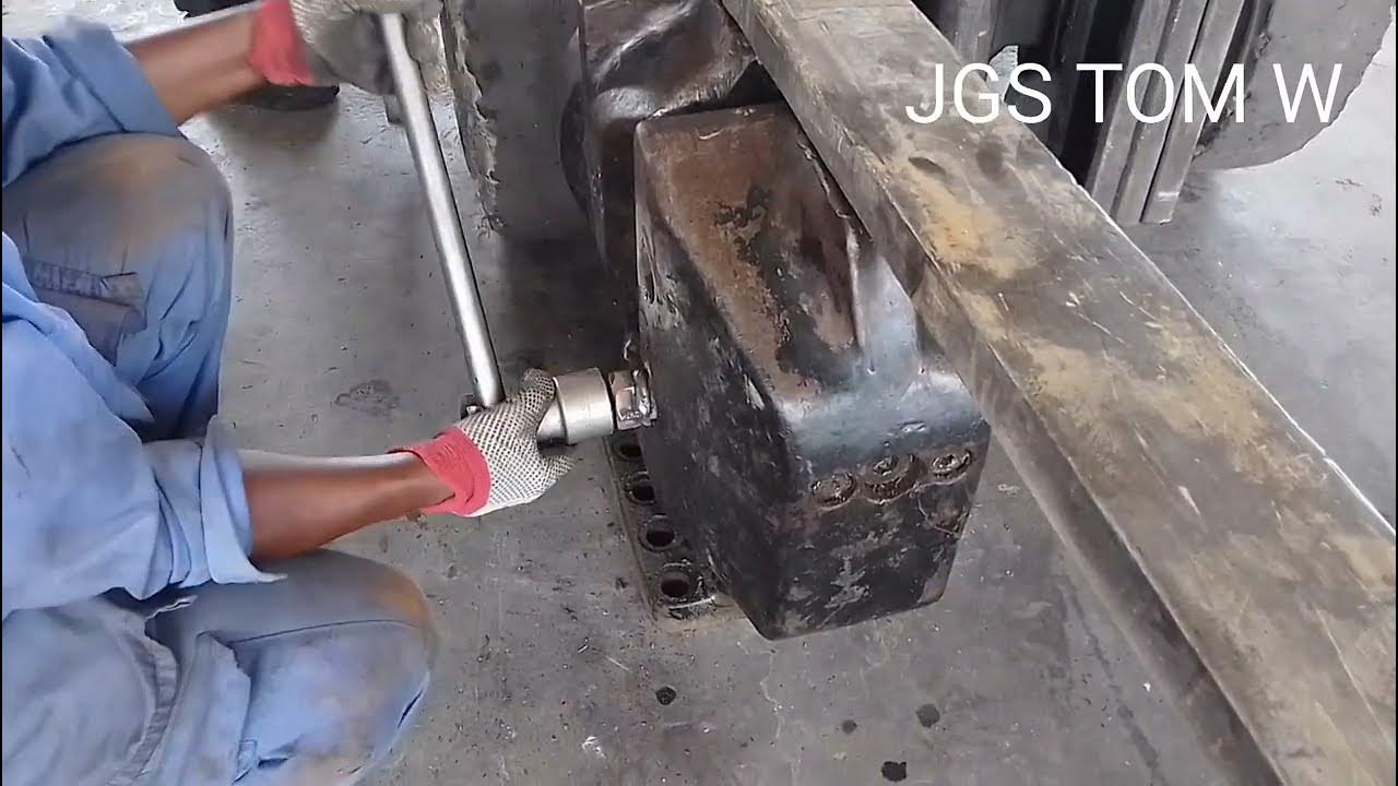 Forklift trick to loosen stuck bolts and remove tight nuts youtube