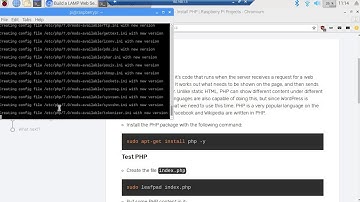 installing L A M P server on Raspberry pi 3 model B