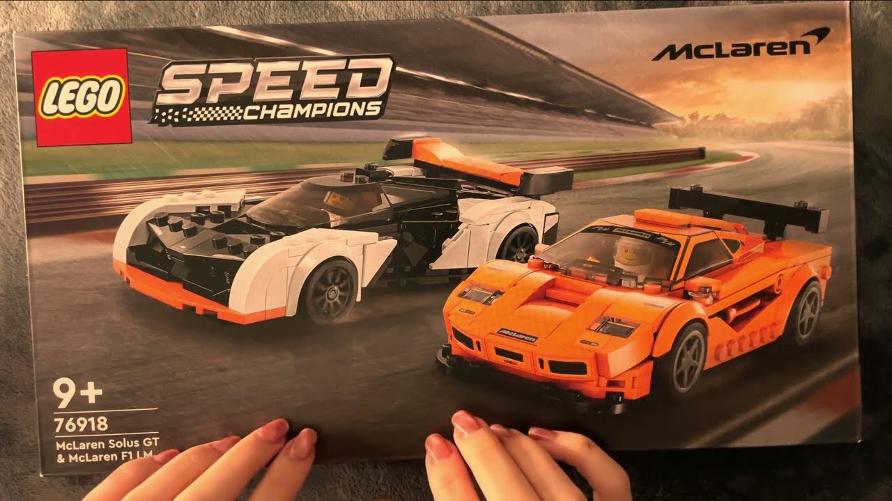 😴 Lego ASMR (1+ Hour) Let's Build the Mclaren F1 - Clicky Whispering