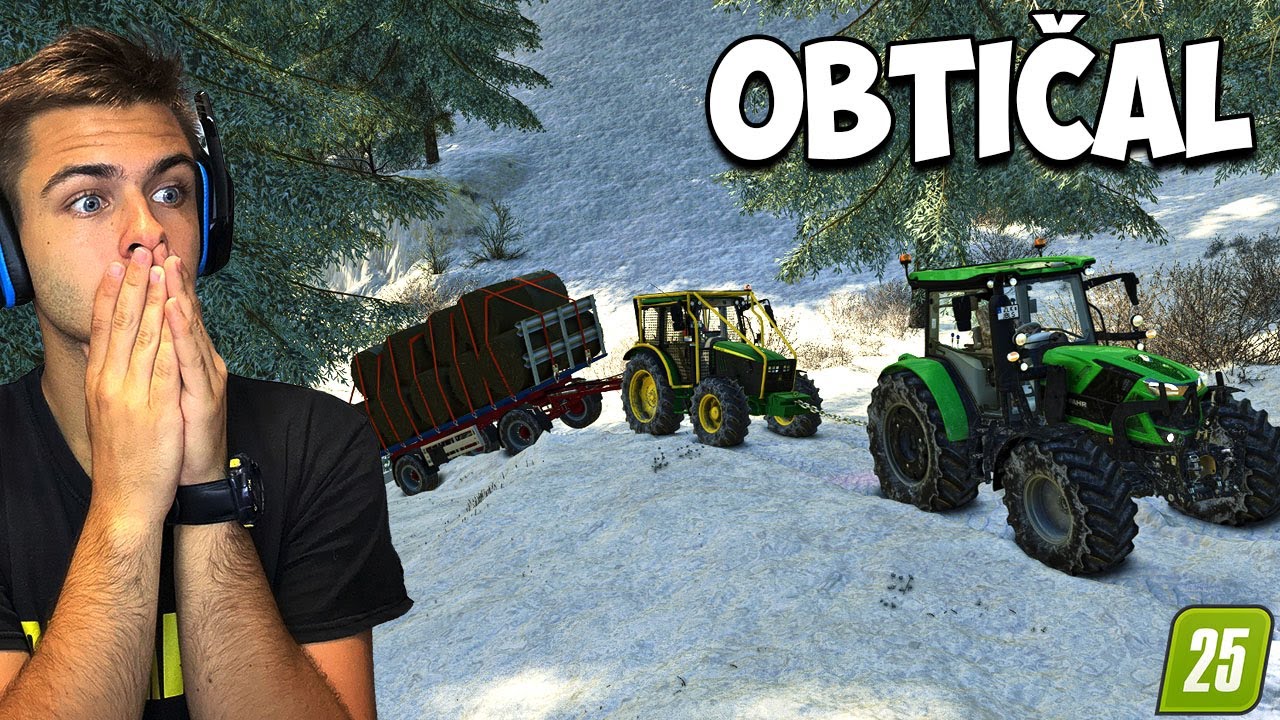 OBTIČAL SEM V PREPADU! (KMETIJA MED VRHOVI #7) [FS25 SLO]