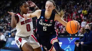 Celebrity UConn Paige Bueckers IQ is insane. Cuts with Change of speed. Off ball movement deceptive. Net Worth