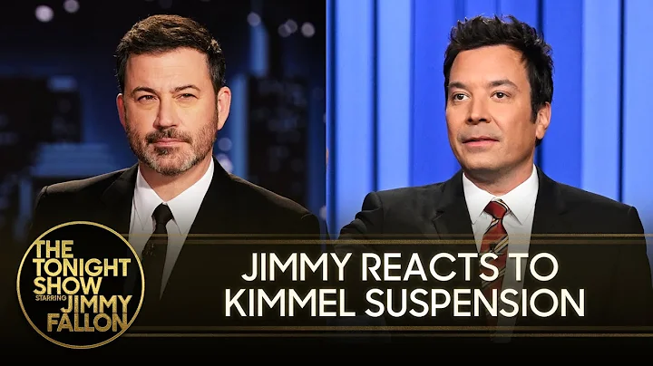 Jimmy Reacts to Kimmel's Suspension After FCC Pressure; Trump Wraps Up U.K. Visit | The Tonight Show