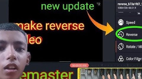 How to Reverse Video in Kinemaster App || Kinemaster App mai video reverse kaise kare