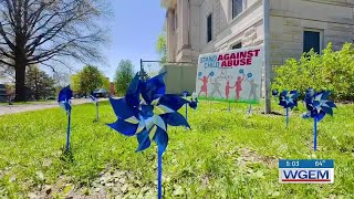 Pinwheels of Possibility ceremony held at Hancock County Courthouse