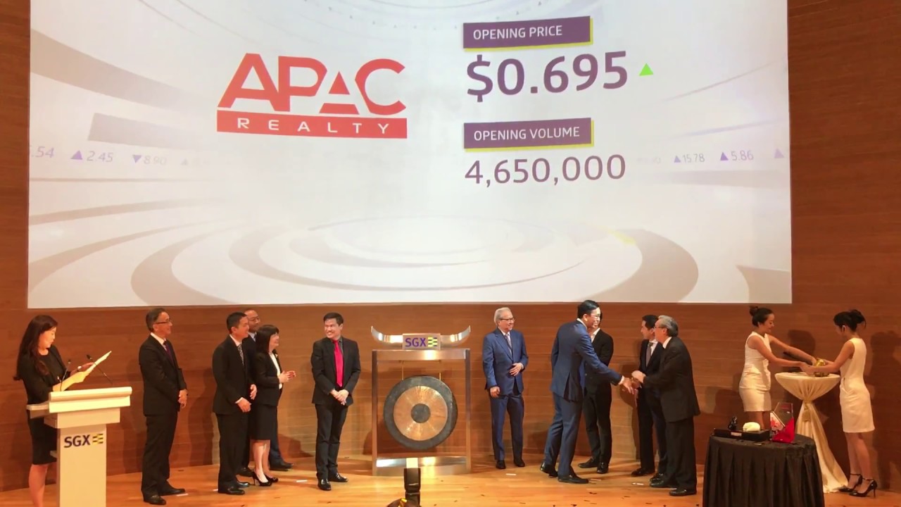 We are officially listed on the  SGX Mainboard Today on 28th Sept 2017!