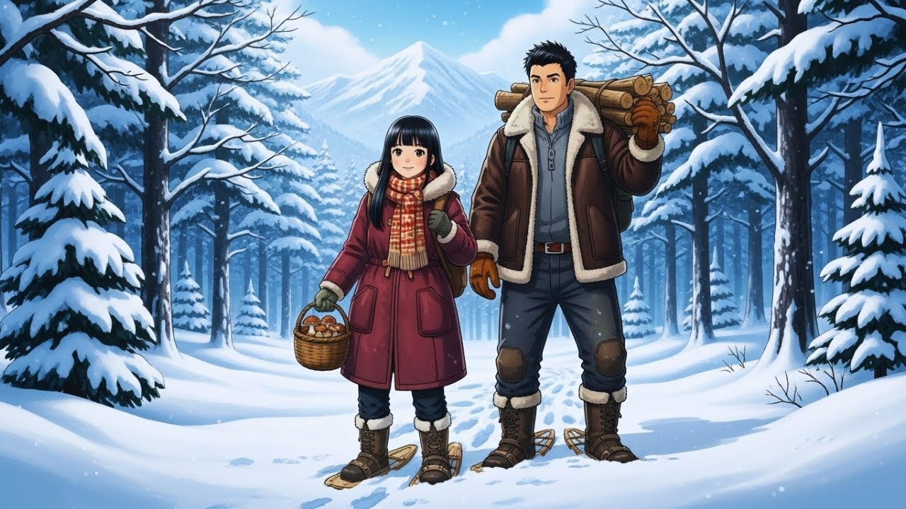 Deep Winter Foraging | Hearty Root Stew and Wood Harvesting ❄️🌲