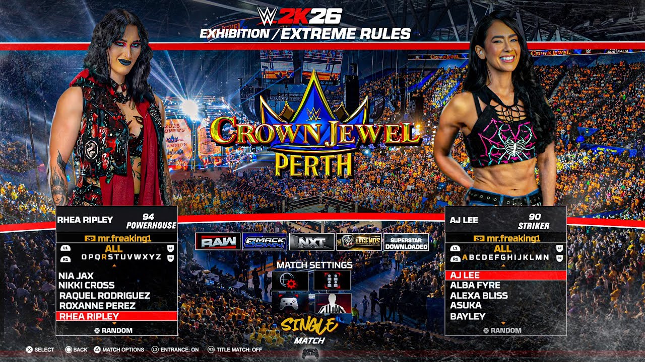 WWE 2K26: обновленный женский состав — все суперзвезды подтверждены!