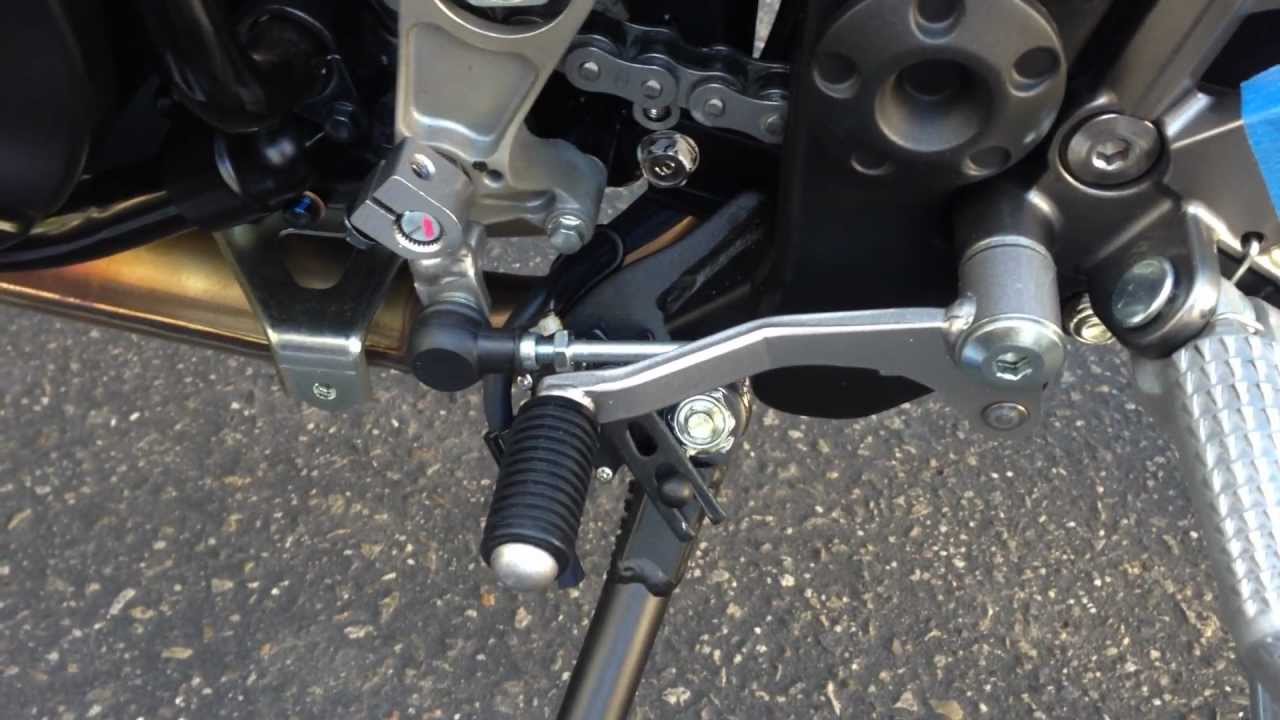 2013 Ninja 300 Gear Shift Lever Adjustment MotoGP Conversion YouTube