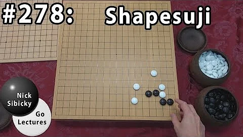 Nick Sibicky Go Lecture #278 - Shapesuji!