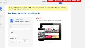How to setup a Google Plus Account