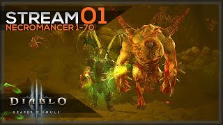 Diablo 3 - Necromancer - Skills Gameplay 1-70