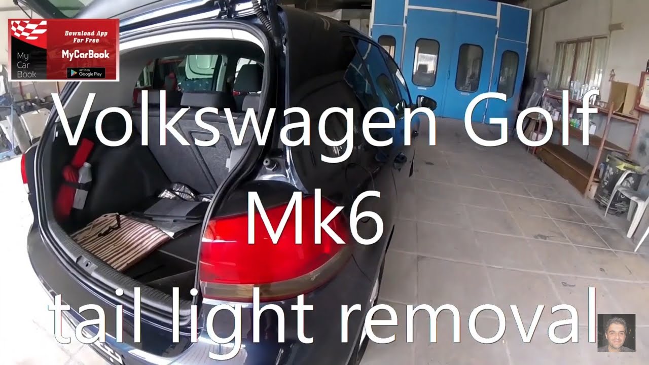 VW Golf Mk6 tail light removal YouTube