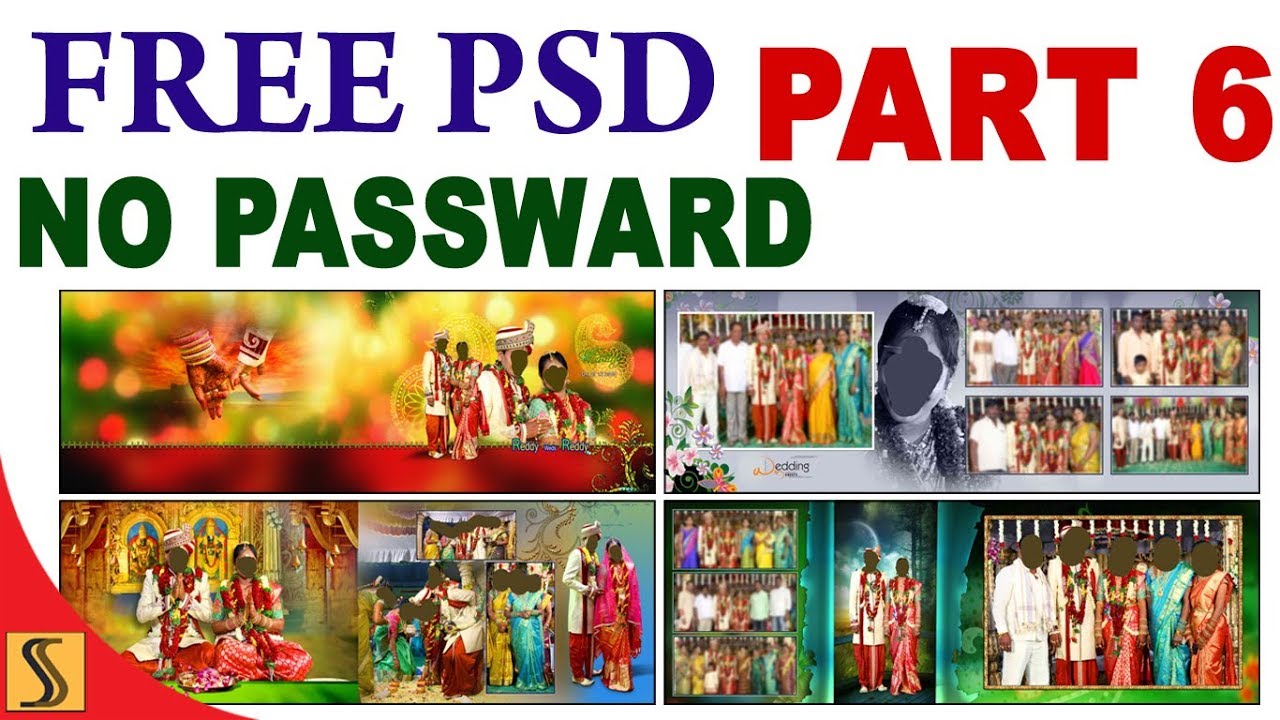 2018 Free Psd Wedding Full Album Canvera Part 06 Templets Ss Free