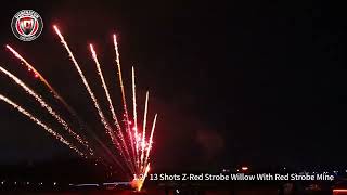 DM-E30R7-099 Red Strobe Willow With Red Strobe Mine