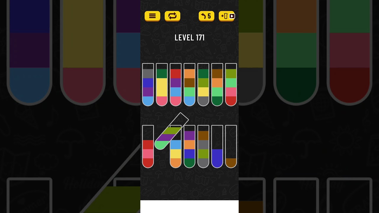 Water Sort Puzzle level 171