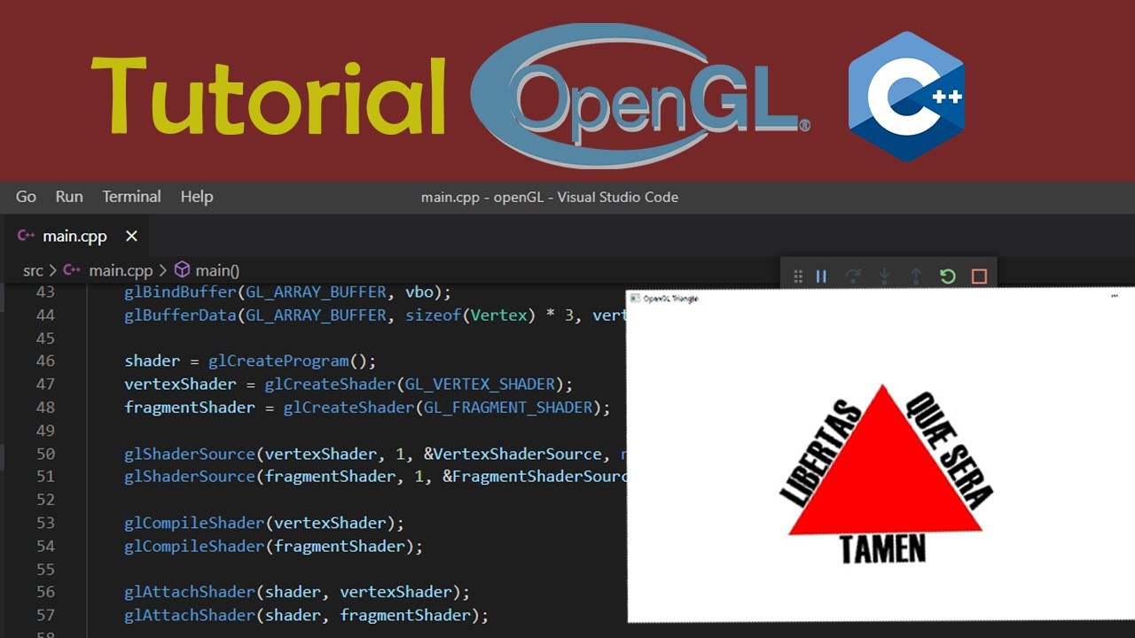 Como Programar com OpenGL - Um Simples Triângulo - YouTube