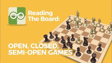 #4 Open , Closed , Semi Open Games | Reading The Board Chess.com lesson